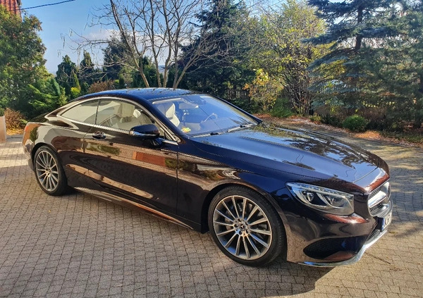 Mercedes-Benz Klasa S cena 405000 przebieg: 35000, rok produkcji 2017 z Ogrodzieniec małe 232